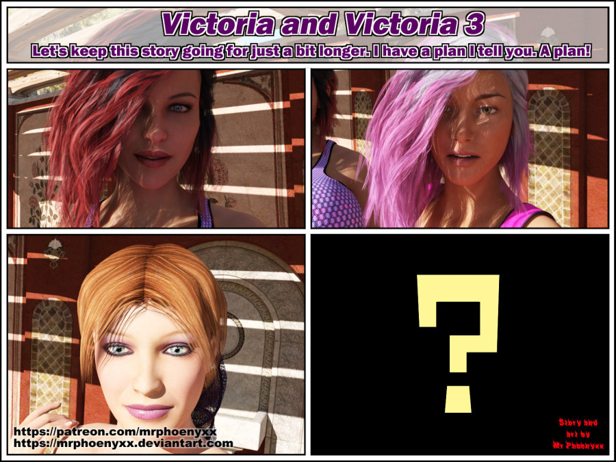 MrPhoenyxx - Victoria and Victoria Pt 3 3D Porn Comic