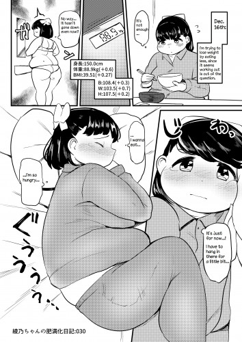 Ayano's Weight Gain Diary Hentai Comic