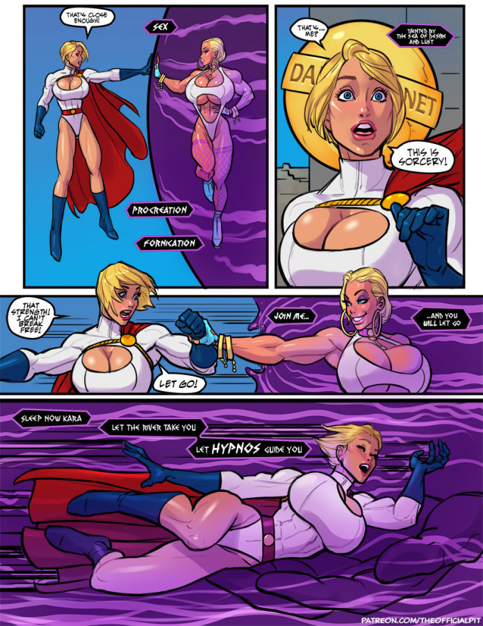 The PiT - Power Girl vs Darkseid Porn Comic