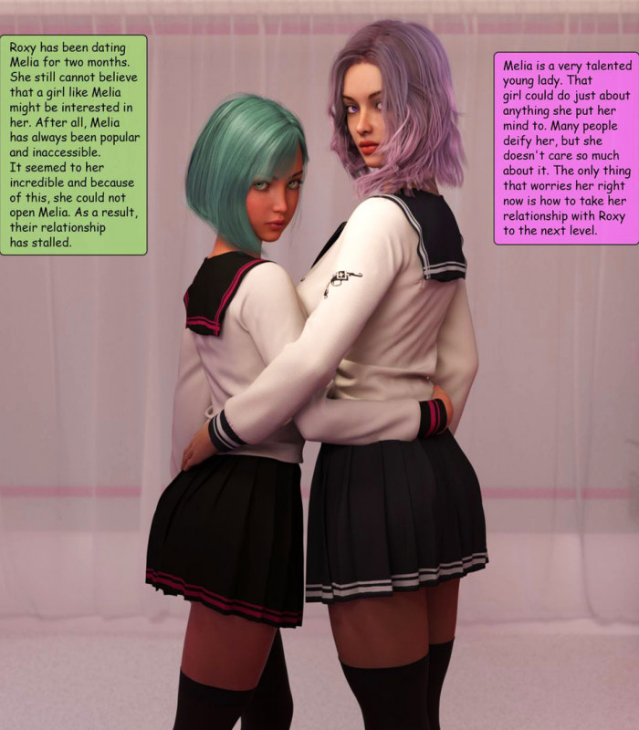 Kizaru3d - Roxy and Melia 3D Porn Comic