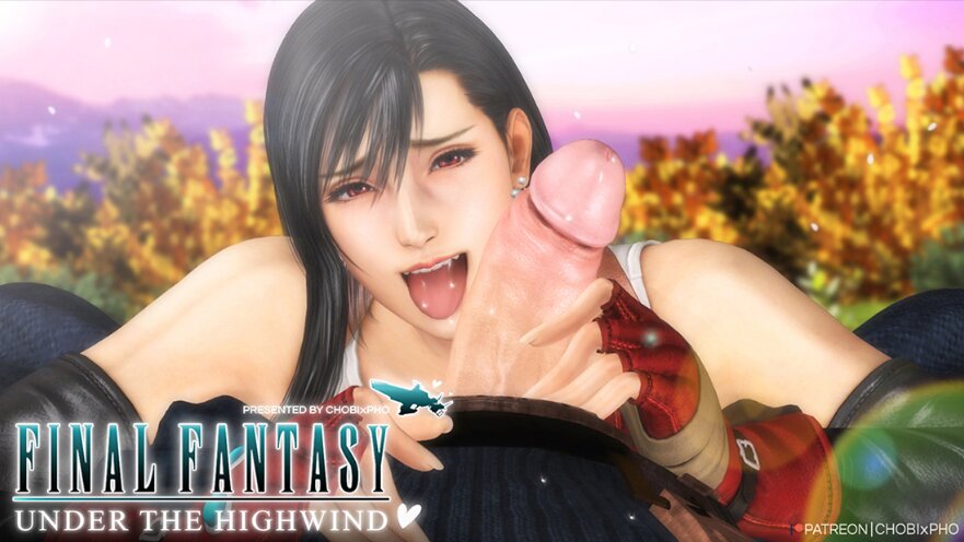 Final Fantasy VII - Tifa x Cloud: Under the Highwind [CHOBIxPHO] 3D Porn Comic