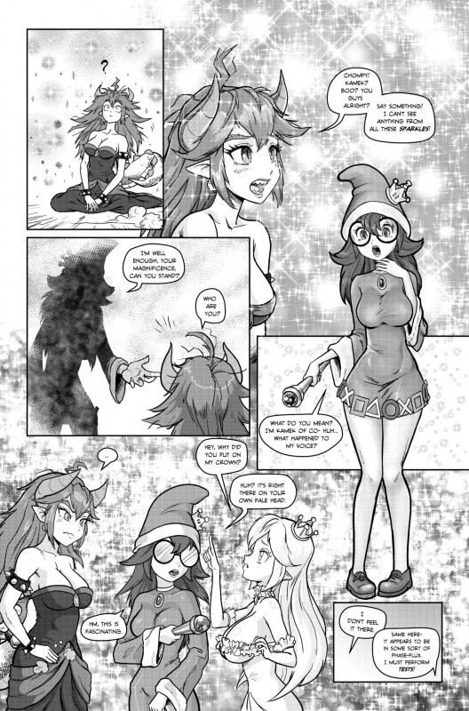 Pencils - Tony Kuusisto - Bowsette Saga part 4 (Mario Bros.) Porn Comic