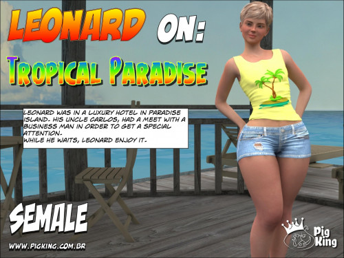 Pigking - Tropical Paradise 01 3D Porn Comic