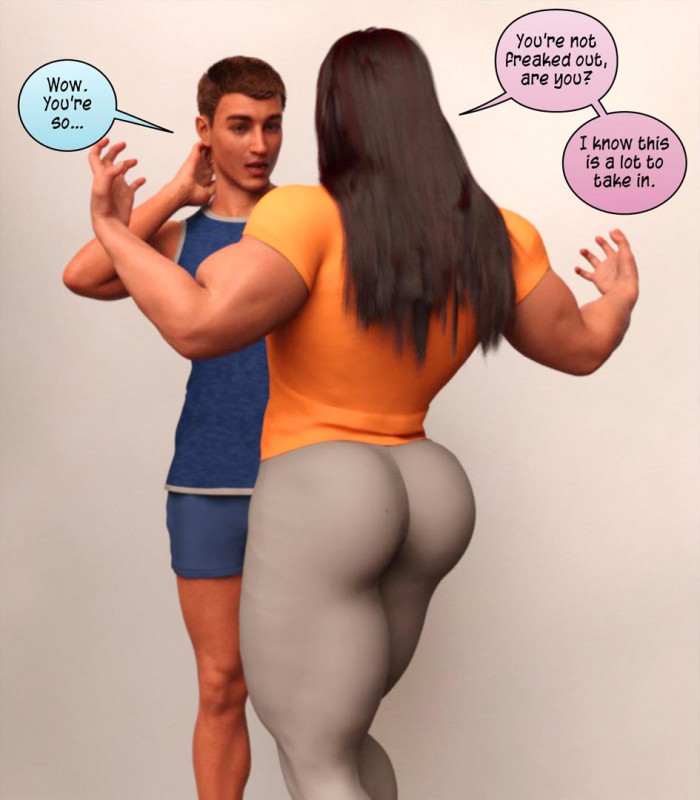 Lingster - 12 Transformations - Female Muscle Growth 3D Porn Comic