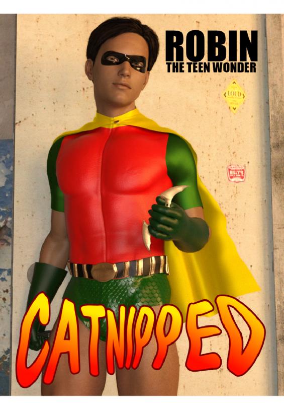 Ebonart - Robin the teen wonder - Catnipped 3D Porn Comic