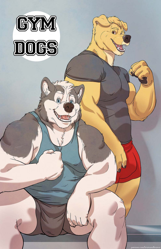 Gym Dogs by Brute and Brawn Porn Comics