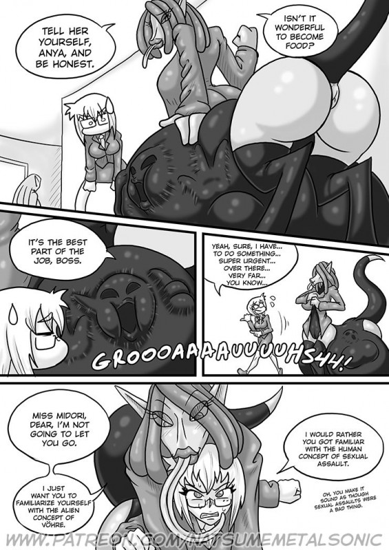 Natsumemetalsonic - I think my Boss wants eat me. (on going) Porn Comic