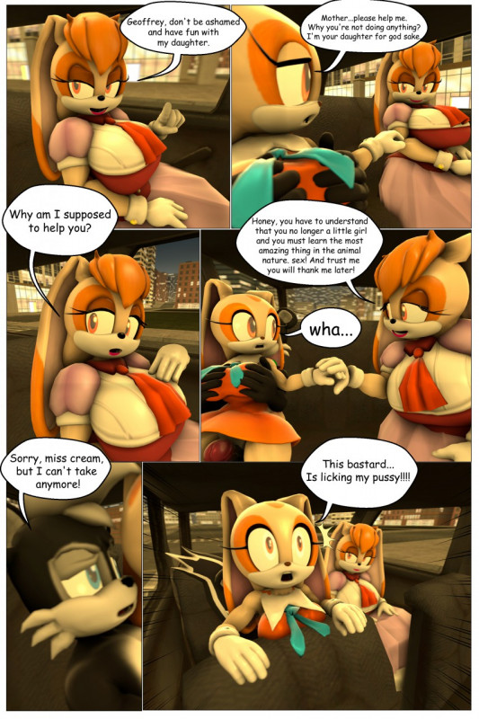 Kyosaeba - Please Teach My Daughter (Sonic the Hedgehog) 3D Porn Comic