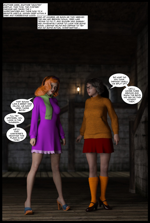 Cantraps - Daphne & Velma - Haunted Castle 3D Porn Comic