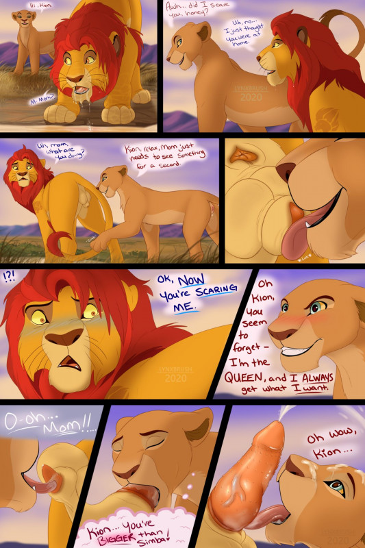 LynxBrush - Kion's Return (The Lion King) [Ongoing] Porn Comic