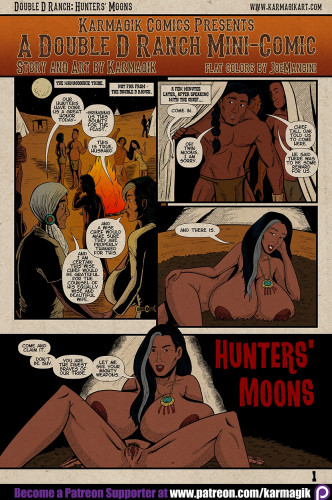 Karmagik - Double D Ranch - Hunters’ Moons Porn Comic