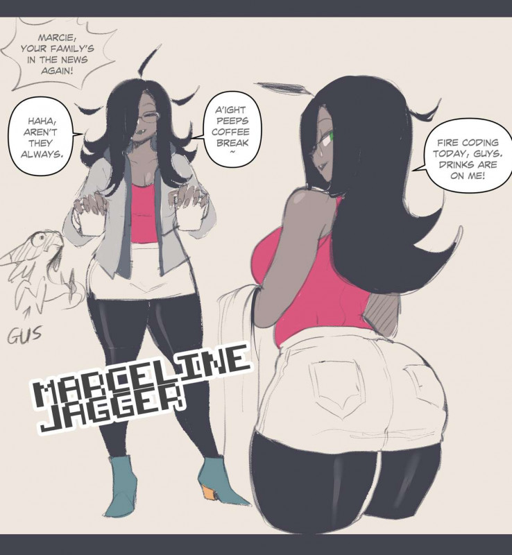 ThiccwithaQ - Nyantcha - Marceline Jagger (Pokemon OC) [English] Porn Comic