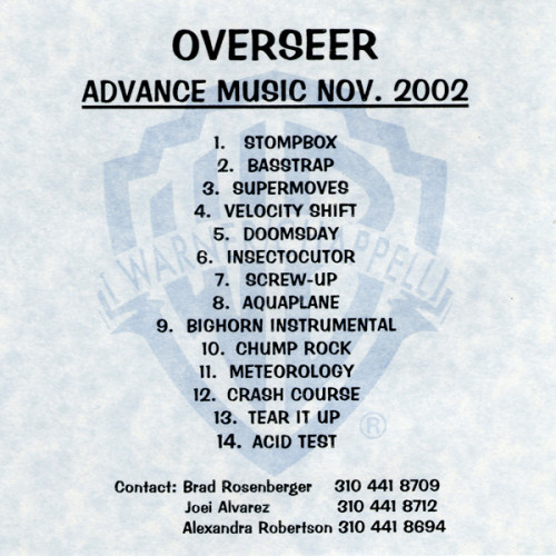 Ихвильнихт текст песни. Группа Overseers. CD Overseer. Overseer Doomsday. Overseer wreckage.