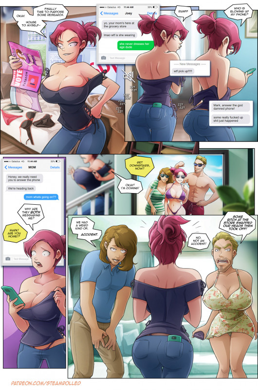 Steamrolled - Crazy Girlfriend with Remote - New Girlfriend with Ray Gun (Ongoing) Porn Comic