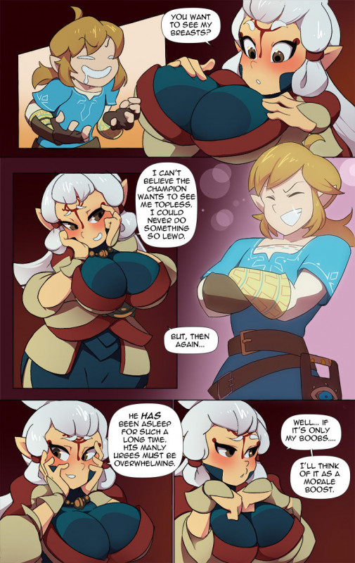 Schpicy - Late Night Visitor (TLOZ: Breath of the Wild) [Ongoing] Porn Comic