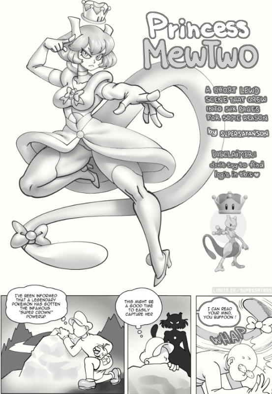 SuperSatanSon - Princess Mewtwo (Pokemon) Porn Comic